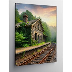 Kanvas Tablo Eski Tren Yolu 50x70 cm