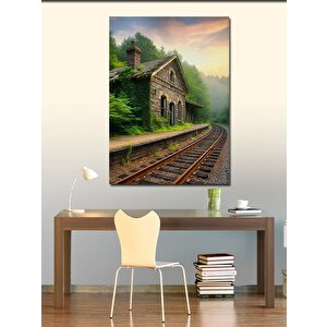 Kanvas Tablo Eski Tren Yolu 50x70 cm