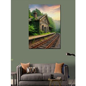 Kanvas Tablo Eski Tren Yolu 50x70 cm