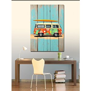 Kanvas Tablo Retro Karavan 70x100 cm