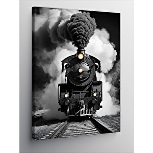 Kanvas Tablo Buharlı Tren Yolu 50x70 cm