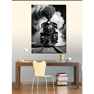 Kanvas Tablo Buharlı Tren Yolu 50x70 cm
