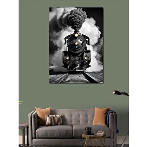 Kanvas Tablo Buharlı Tren Yolu 50x70 cm