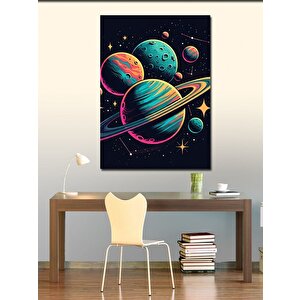 Kanvas Tablo Gezegenler Sistemi 100x140 cm