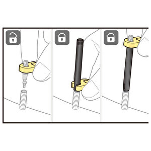 Topeak 70mm Valve Extender Presta Sibop Uzatma Adaptörü Çift