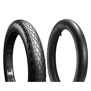 20x4.00 3mm Zırhlı 1 İç+1 Dış Fat Bike Lastik Seti