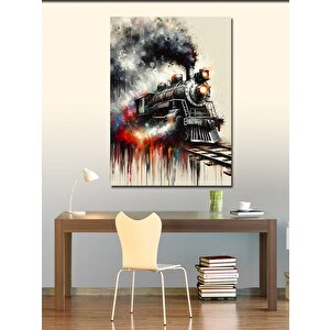 Kanvas Tablo Buharlı Tren 50x70 cm