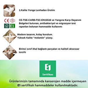 Erc Armora Koltuk Kenar Sehpası Beyaz