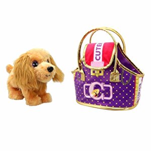 50585 Cutekins Taşıma Çantalı Peluş Köpek -