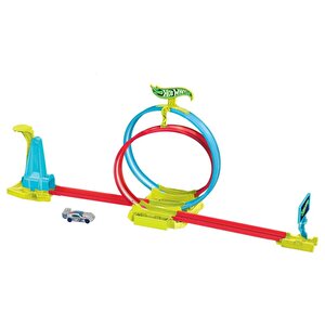 Hpc05 Hot Wheels Neon Yarışlar Çifte Çemberde Yarış Seti