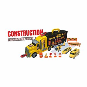 Ern-874 Heroes Toys Çantalı İnşaat Taşıyıcı Tır Seti - Eren Oyuncak