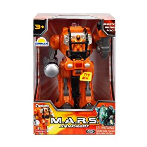 M.a.r.s Sesli Ve Işıklı Zırhlı Robot