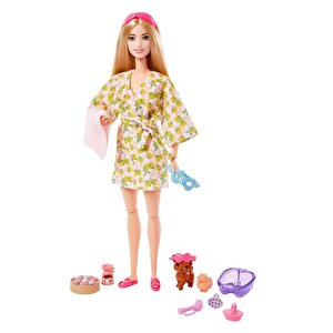 Hkt90 Barbie Wellness - Spa Günü Sarışın Bebek