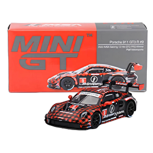 Mini Gt 1/64 Porsche 911 Gt3 R Gtd Pro Pfaff Motorsports Imsa 2023 Sebring 12 Hrs. Winner