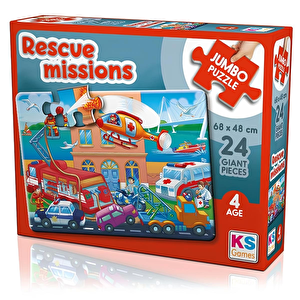 Rescue Missions 24 Parça Puzzle