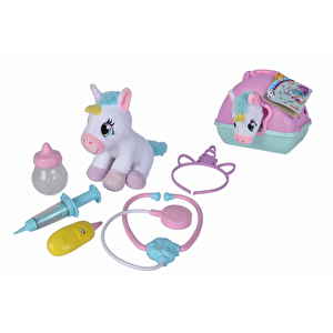 Vet Case With Plush Unicorn