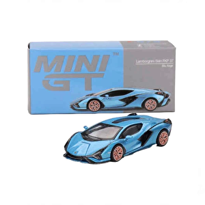 Mini Gt 1:64 Lamborghini Sian Fkp 37 Blu Aegir