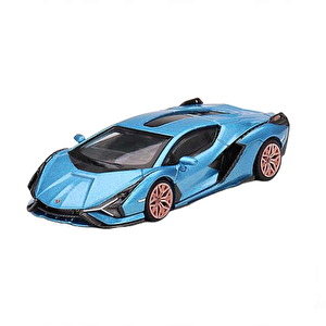 Mini Gt 1:64 Lamborghini Sian Fkp 37 Blu Aegir