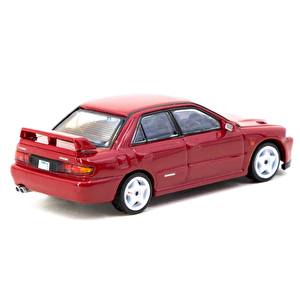 Tarmac Wor1/64 Mitsubishi Lancer Gsr Evolution Ii Red With Tarmac Cards