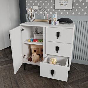Pati̇ko Rose 3 Çekmeceli̇ Şi̇fonyer