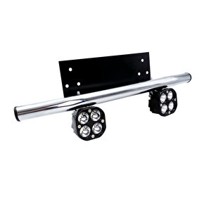 Off Road Plakalık Sis Farı Demiri Oto Krom Kaplama 56 Cm Projektör Tutucu Braket Mg-sd-56