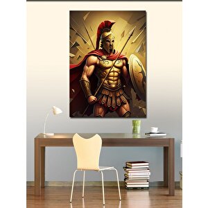 Kanvas Tablo Kalkanlı Spartalı 50x70 cm