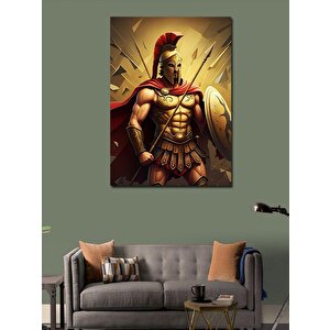 Kanvas Tablo Kalkanlı Spartalı 50x70 cm