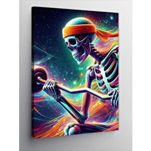 Kanvas Tablo Galaktik İskeletin Partisi 50x70 cm