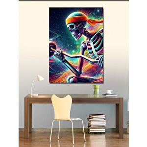 Kanvas Tablo Galaktik İskeletin Partisi 50x70 cm