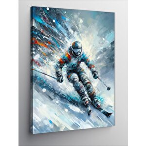 Kanvas Tablo Slalom 100x140 cm