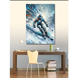 Kanvas Tablo Slalom 100x140 cm