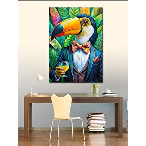Kanvas Tablo Smokinli Tukan 100x140 cm