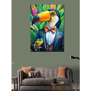 Kanvas Tablo Smokinli Tukan 100x140 cm