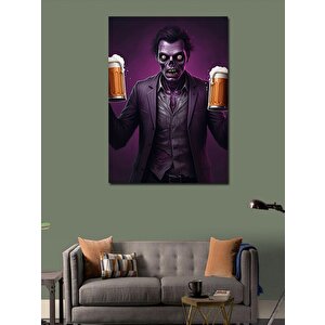 Kanvas Tablo Zombi Garson 70x100 cm