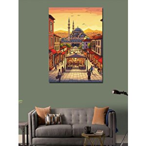 Kanvas Tablo Osmanlı Çarşısı 70x100 cm