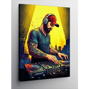 Kanvas Tablo Dj'nin Gece Hayatı 50x70 cm