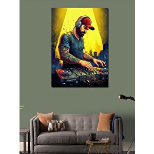 Kanvas Tablo Dj'nin Gece Hayatı 50x70 cm
