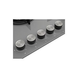 Rs Serisi Gri 5 Gözlü Ankastre Set ( Qbl62cpr-rs038-d082 )