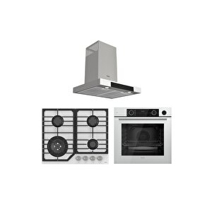 Fryart Lüks T Tipi 3'lü Ankastre Set ( Xe64cb-nt026-d101 )