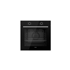 Verona Plus Siyah Cam 3'lü Ankastre Set Xe61cs-cs205-d077