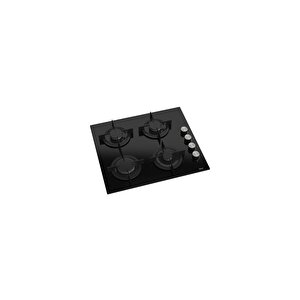 Verona Plus Siyah Cam 3'lü Ankastre Set Xe61cs-cs205-d077