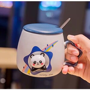 Panda Serami̇k Kupa, Beyaz, 8x9 Beyaz