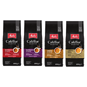Cafebar Çekirdek Kahve 4x250gr Tadım Paketi