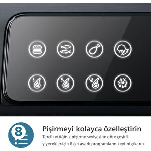 Philips 7000 Serisi Izgara Ve Tost Makinesi Yapışmaz Çıkarılabilir Plakalı Ve Dijital Ekranlı Hd6307/70