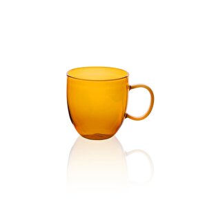 Borosilikat Cam Kupa Amber 450 Ml Brd0133