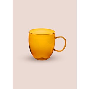 The Mia Borosilikat Cam Kupa Amber 450 Ml Brd0133