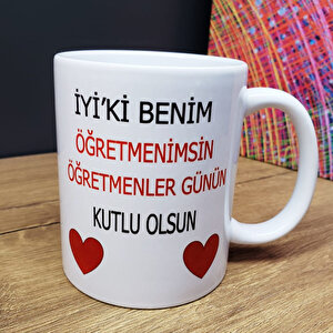 Öğretmene Hediye Kupa Bardak Tdrtr