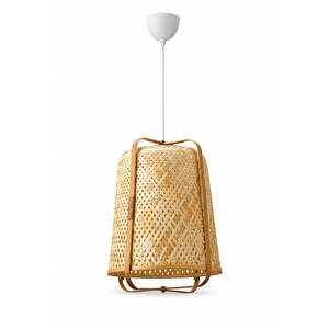 Bambu Knx Avize 40x53 cm - Bohem, İskandinav, Modern, Rattan, Knixhult, Aydınlatma