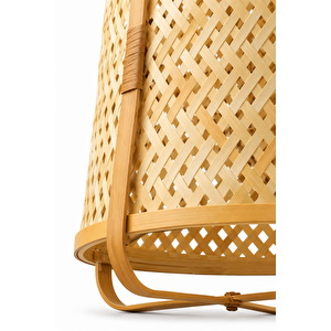 Bambu Knx Avize 40x53 cm - Bohem, İskandinav, Modern, Rattan, Knixhult, Aydınlatma