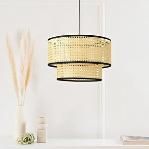 Rattan Serisi İki Katlı Salon Sarkıt Yatak Odası Yemek Odası Avize